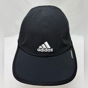 Adidas Aeroready Women's Running Hat Black Strapback, Lightweight
